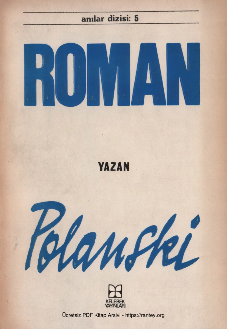 Roman Polanski Roman kapak görseli
