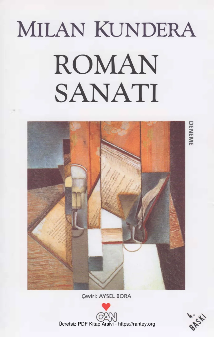 Roman Sanatı Can Yayınları kapak görseli