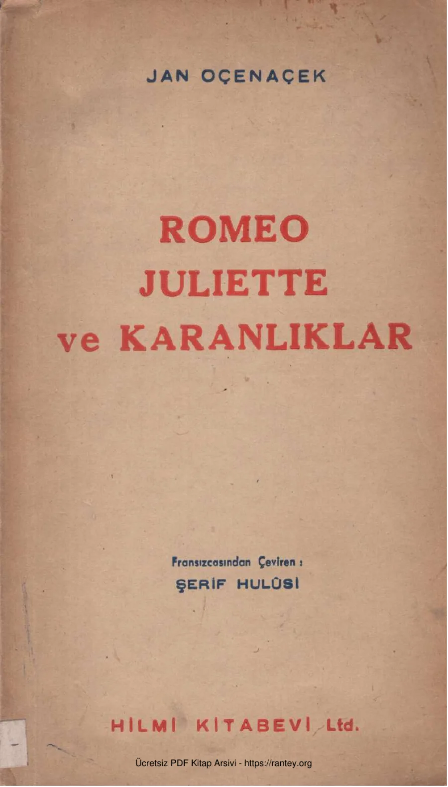 Romeo Juliette ve Karanlıklar Himi Kitabevi kapak görseli