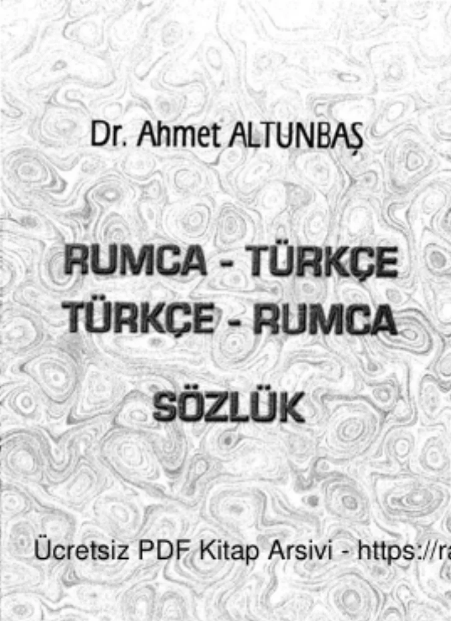 Rumca Türkçe Türkçe Rumca Sözlük kapak görseli