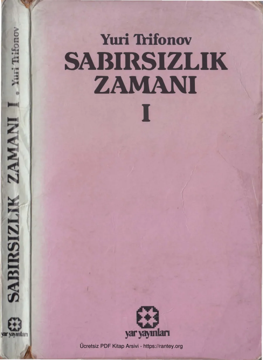 Sabırsızlık Zamanı Cilt I kapak görseli