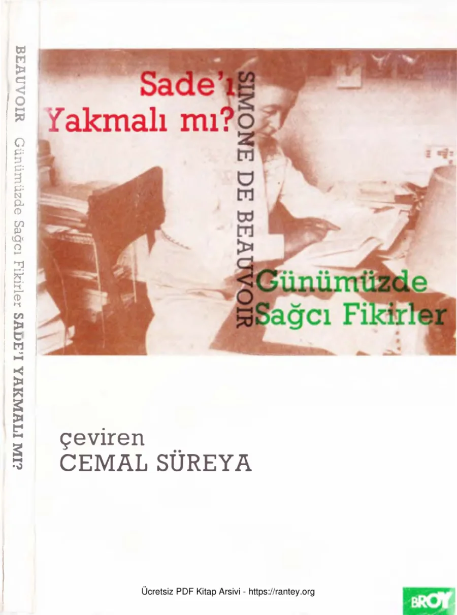Sadeı Yakmalı mı Broy Yayınları kapak görseli