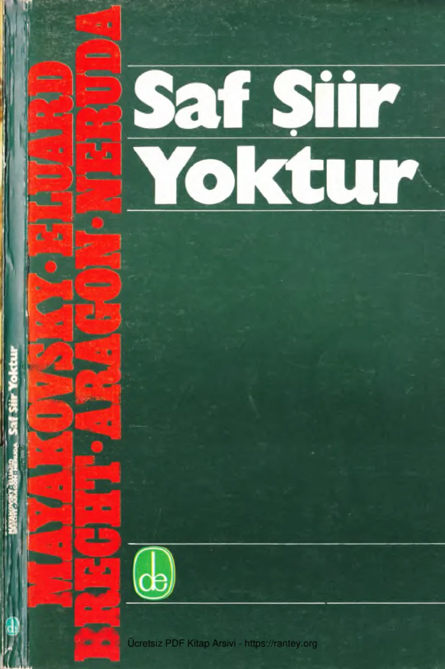 Saf Şiir Yoktur kapak görseli