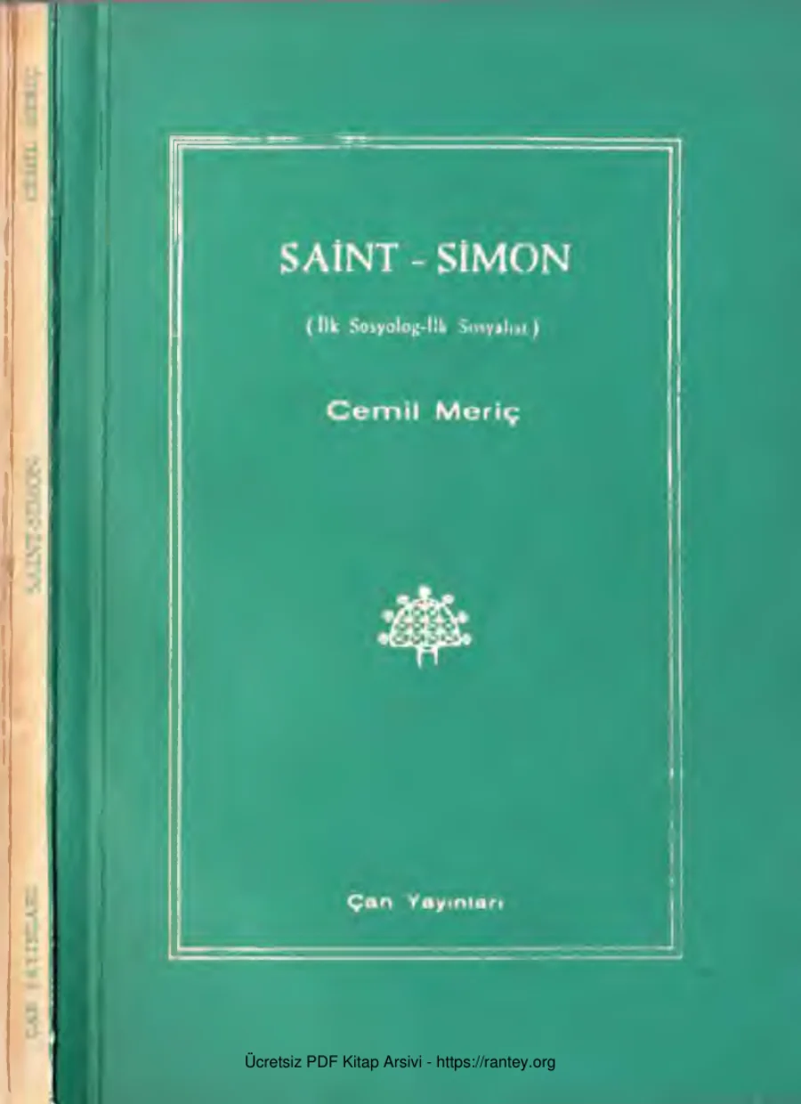 Saint Simon Çan Yayınları kapak görseli