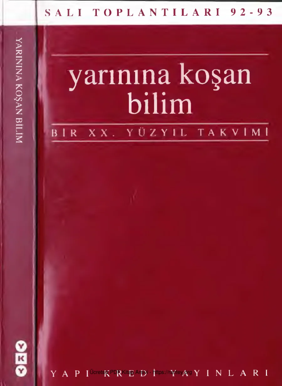 Salı Toplantıları 92 93 4 Yarınına Koşan Bilim kapak görseli