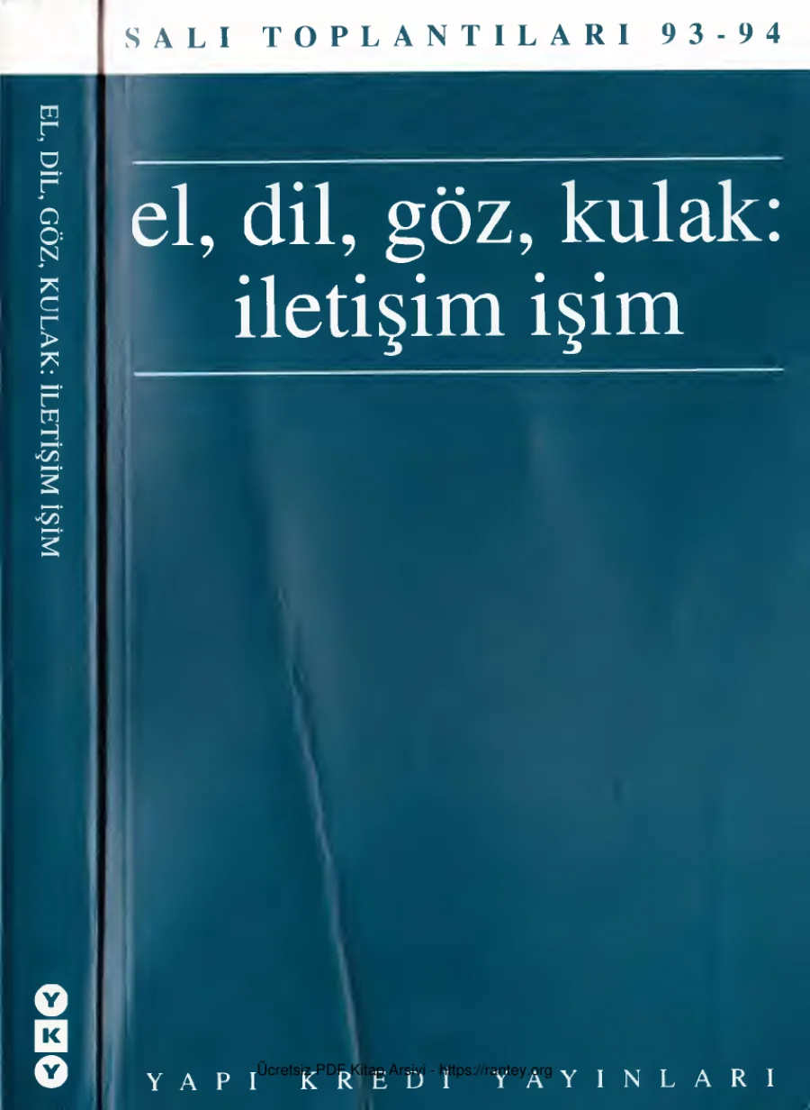 Salı Toplantıları 93 94 2 El Dil Göz Kulak İletişim İşim kapak görseli