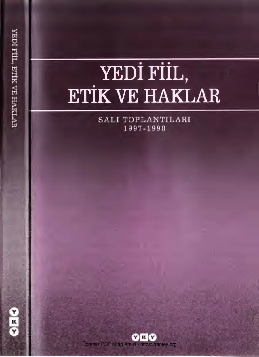 Salı Toplantıları 97 98 Yedi Fiil Etik ve Haklar kapak görseli