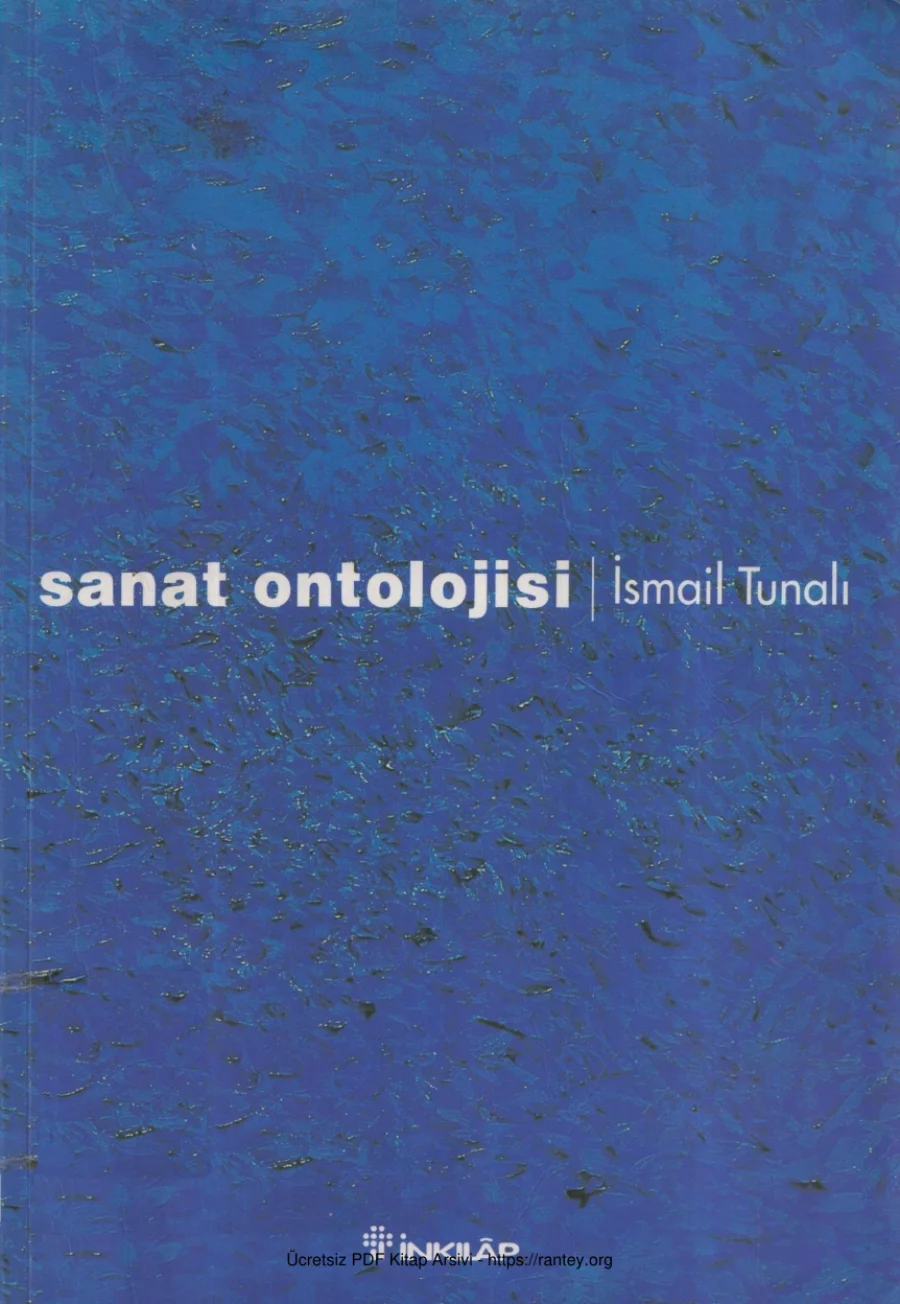 Sanat Ontolojisi İnkilap Yayınları kapak görseli