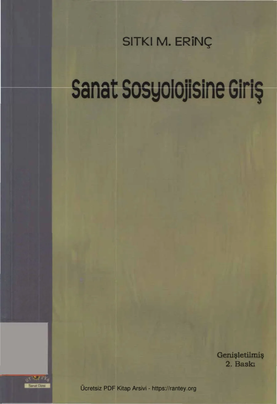 Sanat Sosyolojisine Giriş Ütopya Yayınları kapak görseli