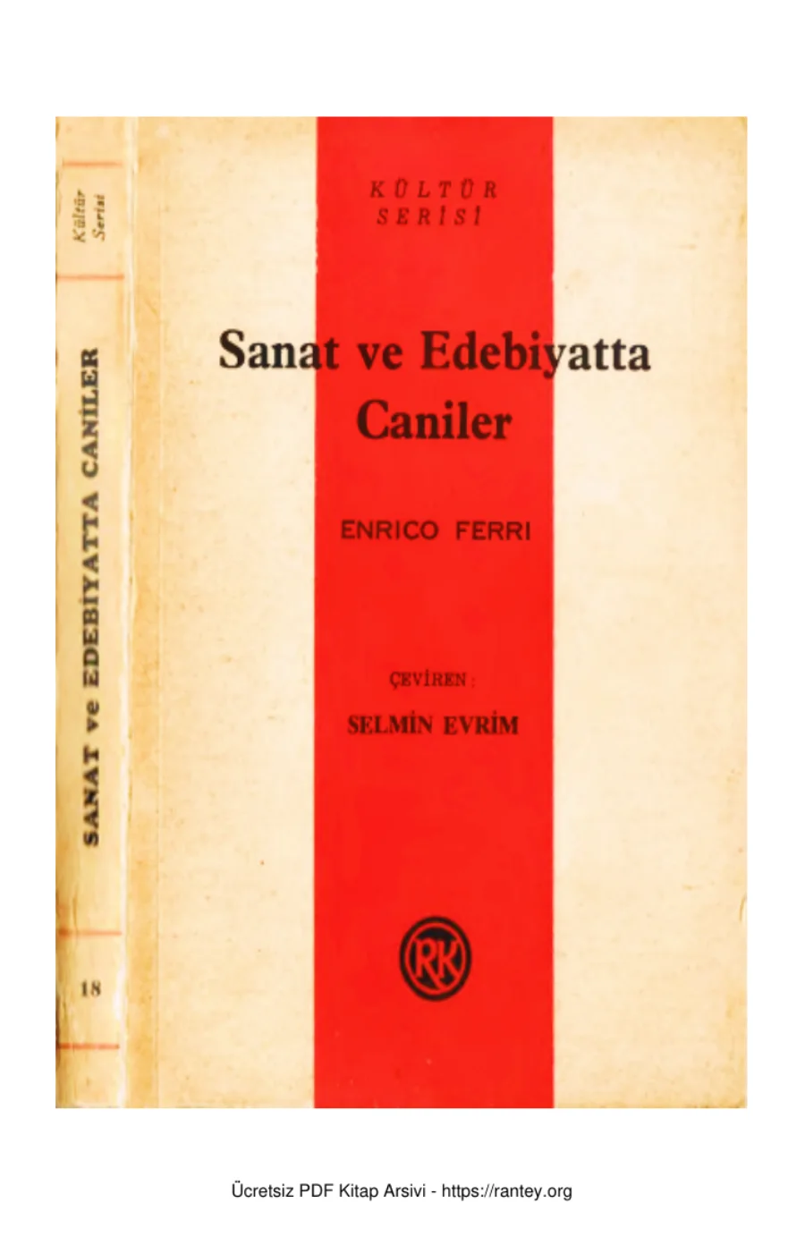 Sanat ve Edebiyatta Caniler kapak görseli