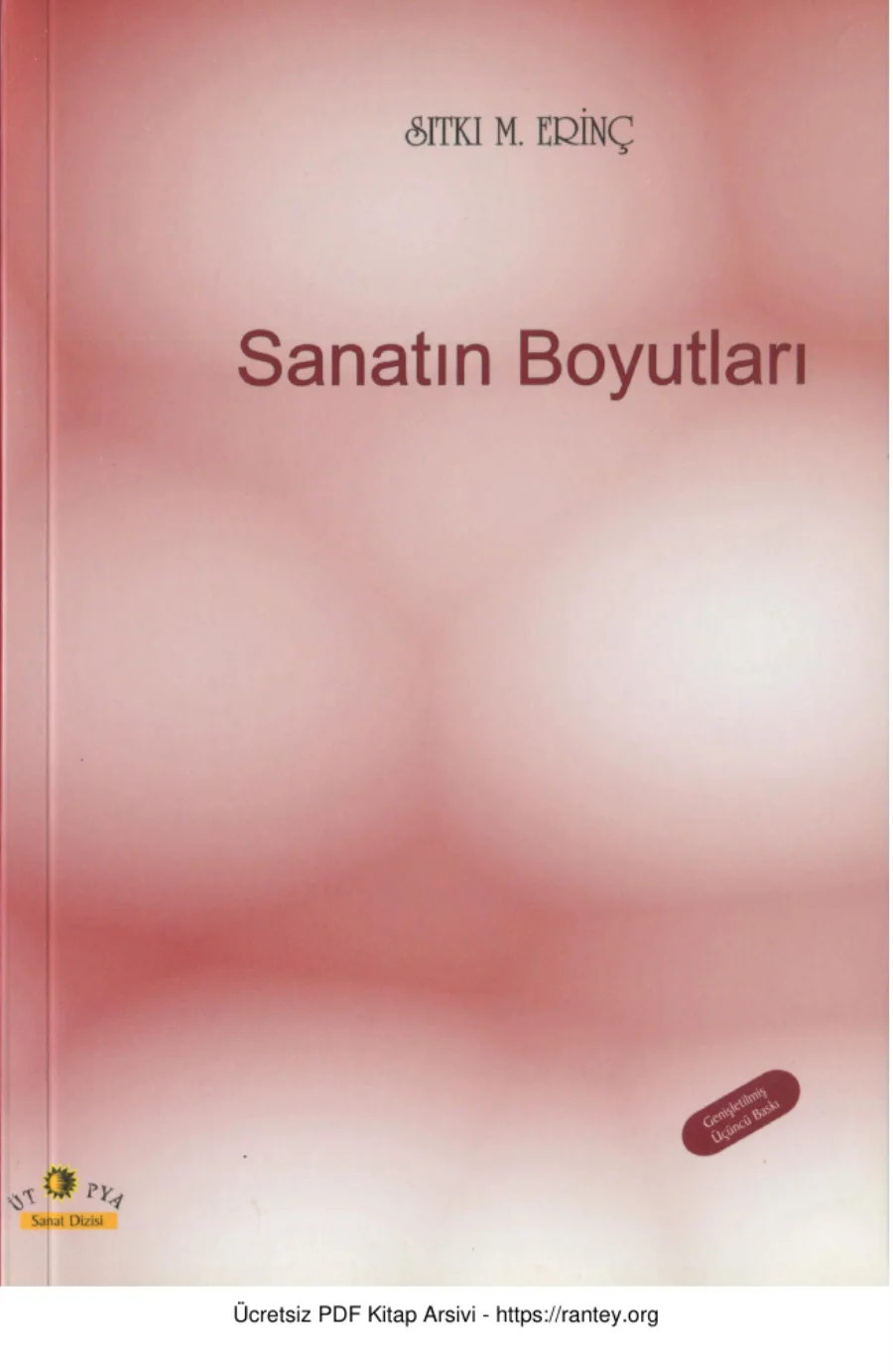 Sanatın Boyutları Ütopya Yayınları kapak görseli