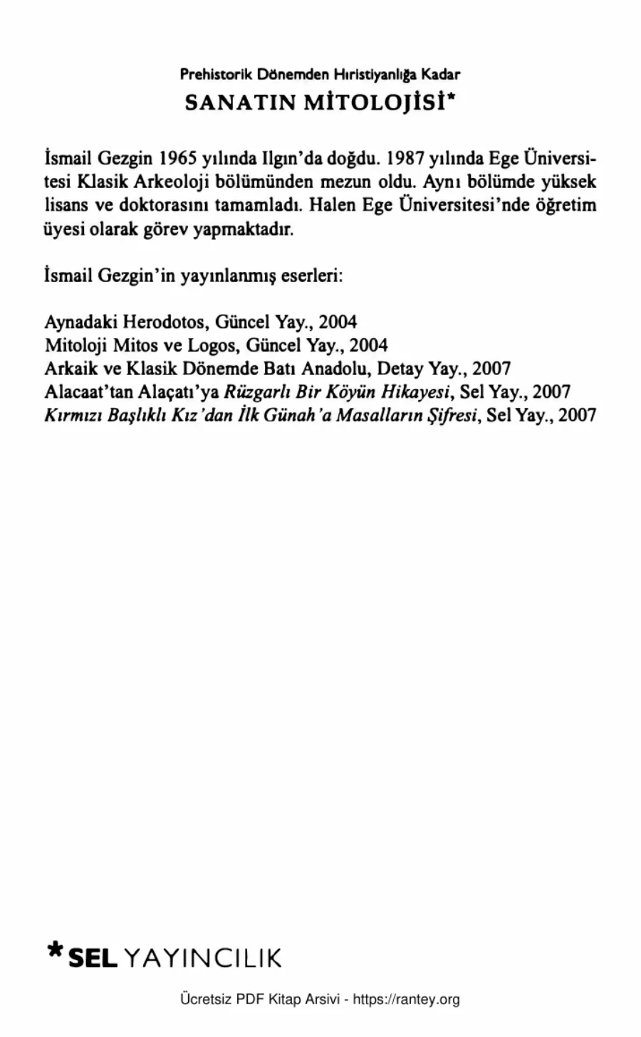 Sanatın Mitolojisi kapak görseli