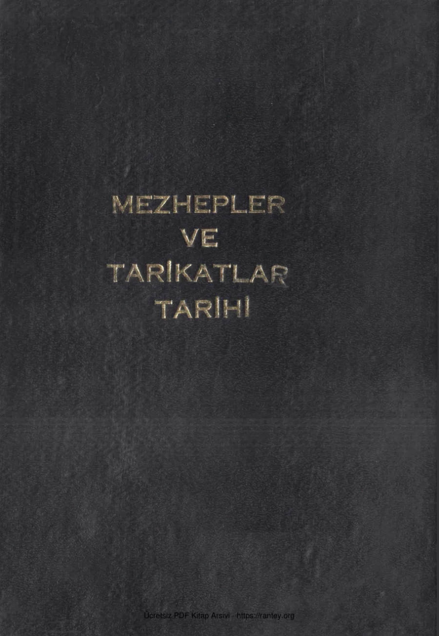 Şapolyo Mezhepler ve Tarikatlar Tarihi Türkiye Yayınları kapak görseli