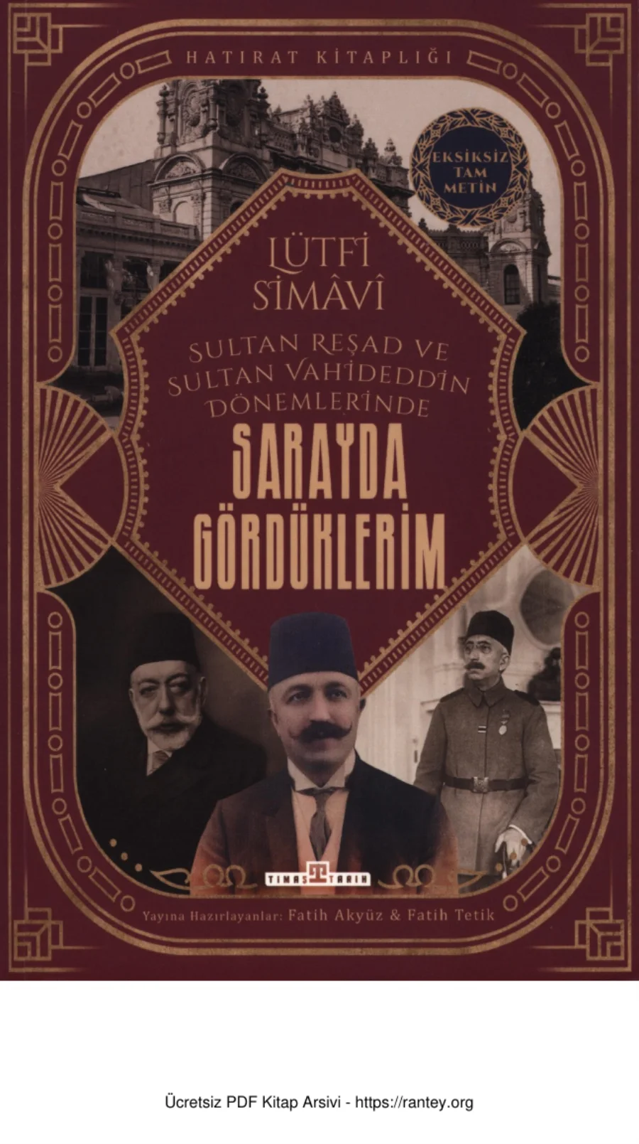 Sarayda Gördüklerim kapak görseli