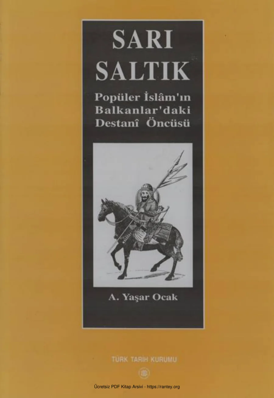 Sarı Saltık Türk Tarih Kurumu Yayınları kapak görseli