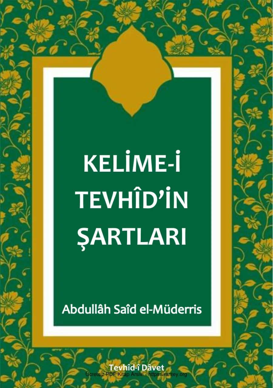 Şartlari Ebu Abdulmumin Tekin Mıhçı kapak görseli