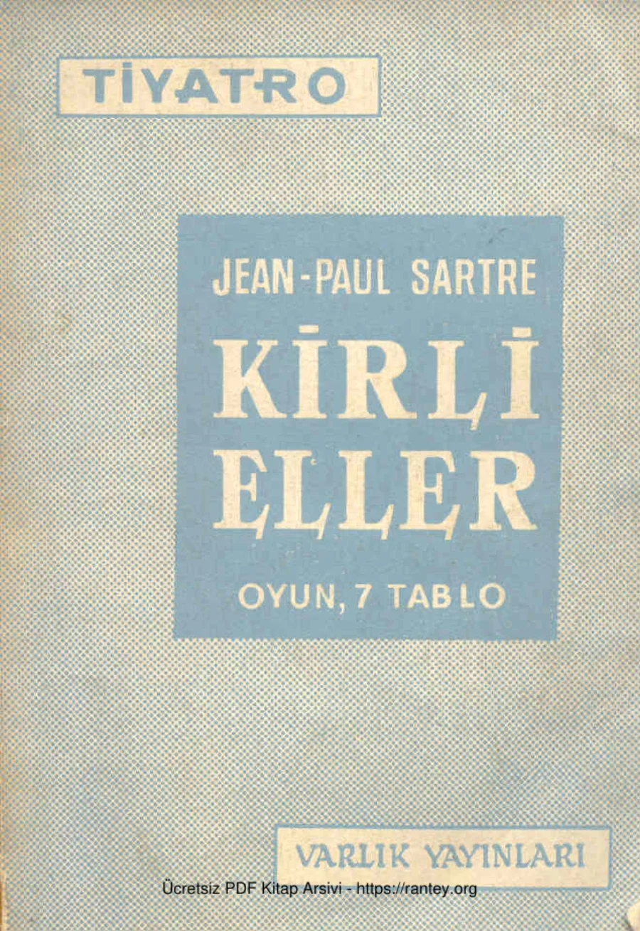 Sartre Kirli Eller kapak görseli