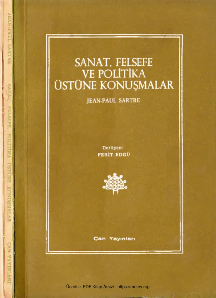 Sartre Sanat Felsefe ve Politika Üzerine Konuşmalar kapak görseli