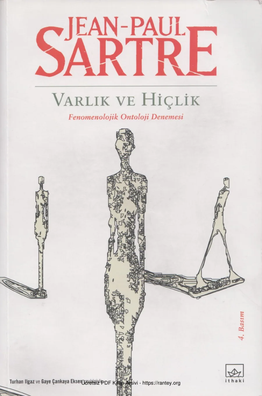 Sartre Varlık ve Hiçlik kapak görseli