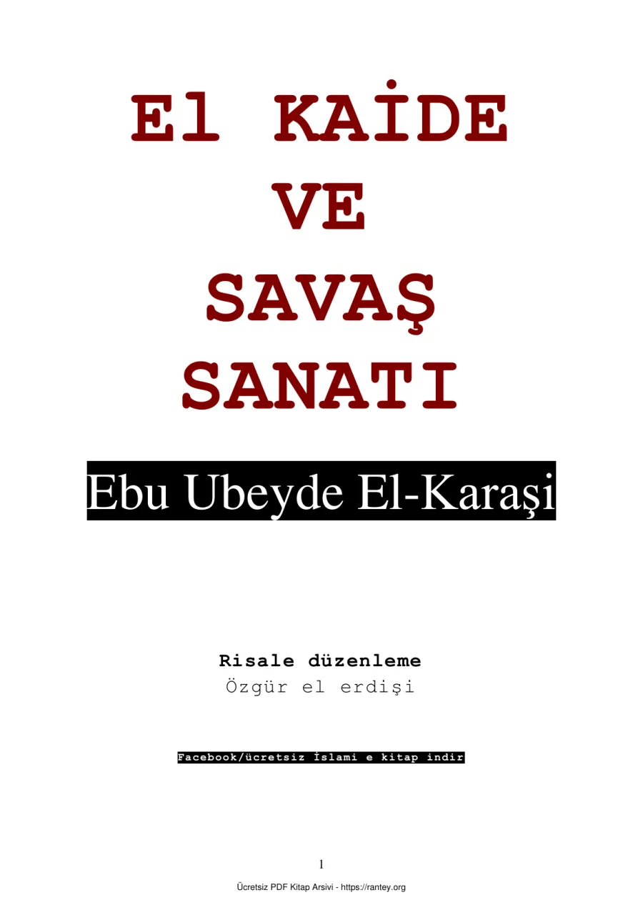 SAVAŞ SANATI Ebu Abdulmumin Tekin Mıhçı kapak görseli
