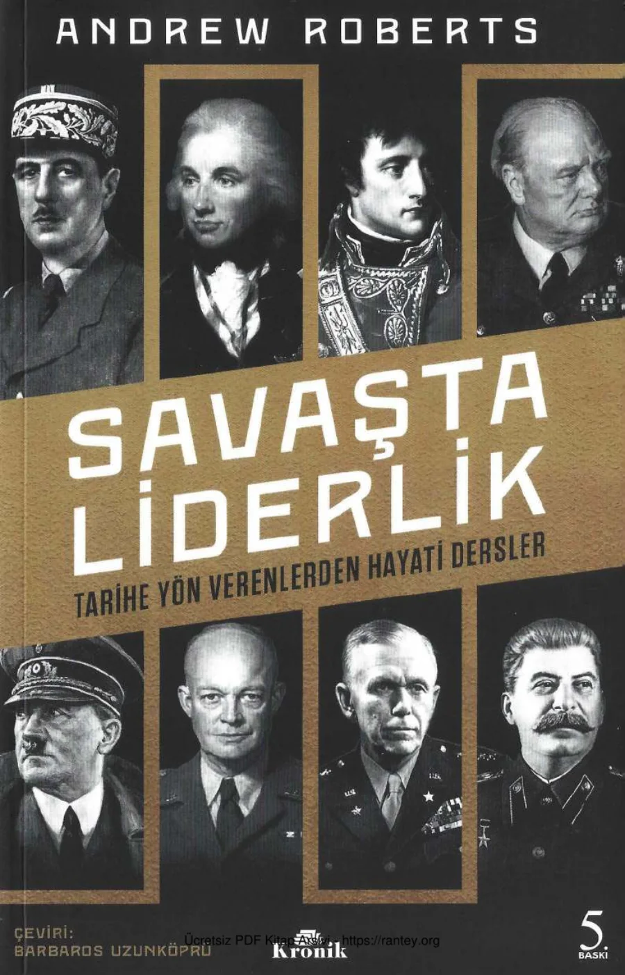 Savaşta Liderlik Kronik Yayınları 5 Baskı 2023 kapak görseli