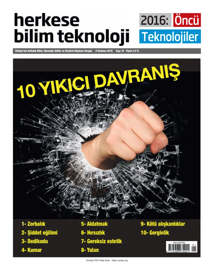 Sayı 015 kapak görseli