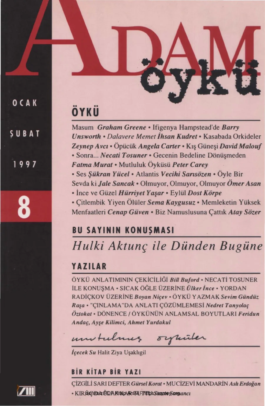 Sayı 08 Ocak Şubat 1997 kapak görseli