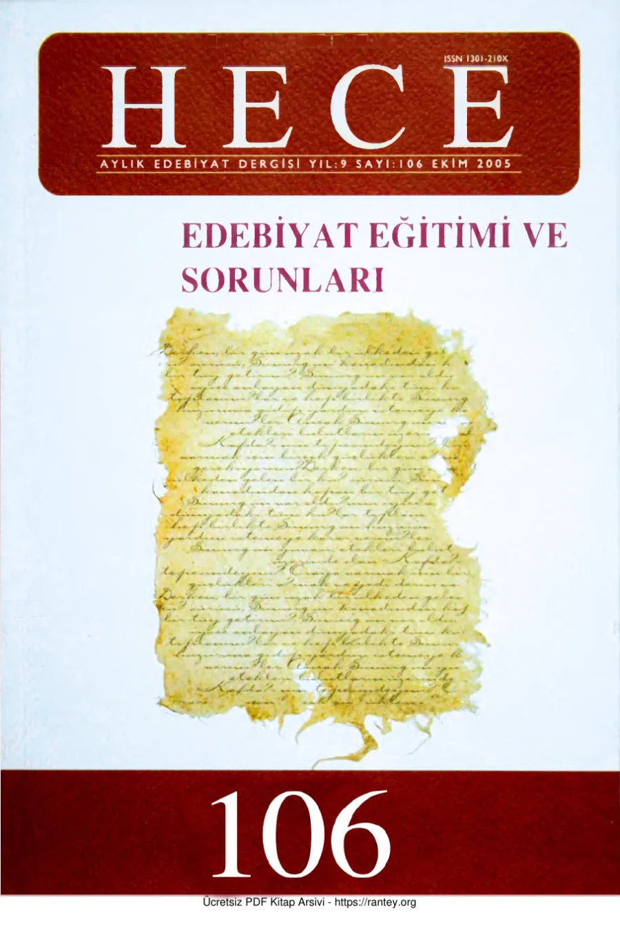 Sayı 106 kapak görseli