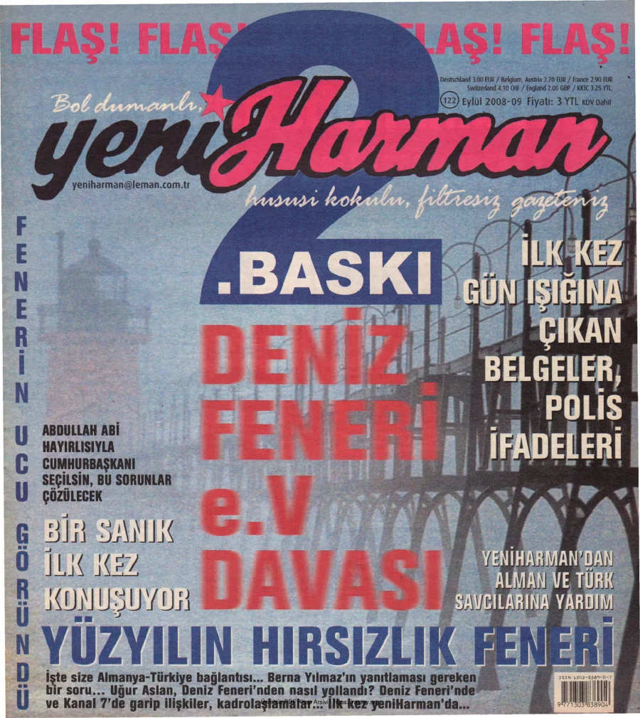 Sayı 122 Deniz Feneri Özel sayı kapak görseli