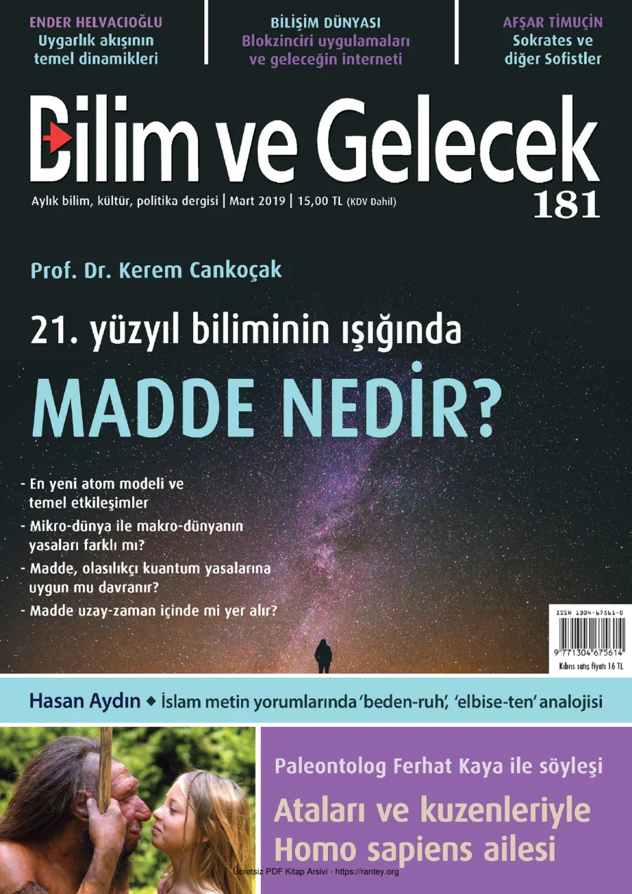 Sayı 181 Mart 2019 kapak görseli