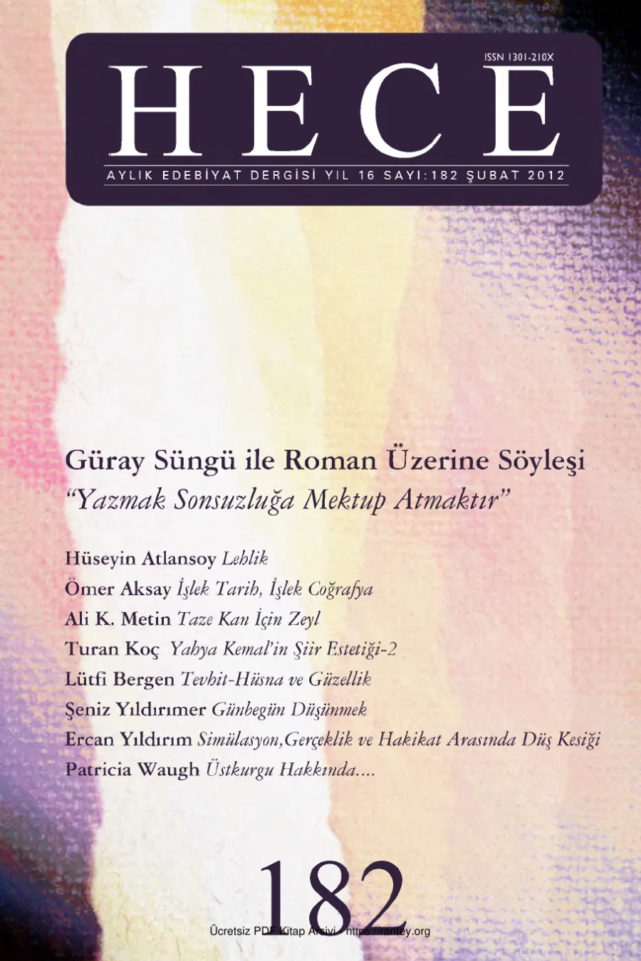 Sayı 182 kapak görseli