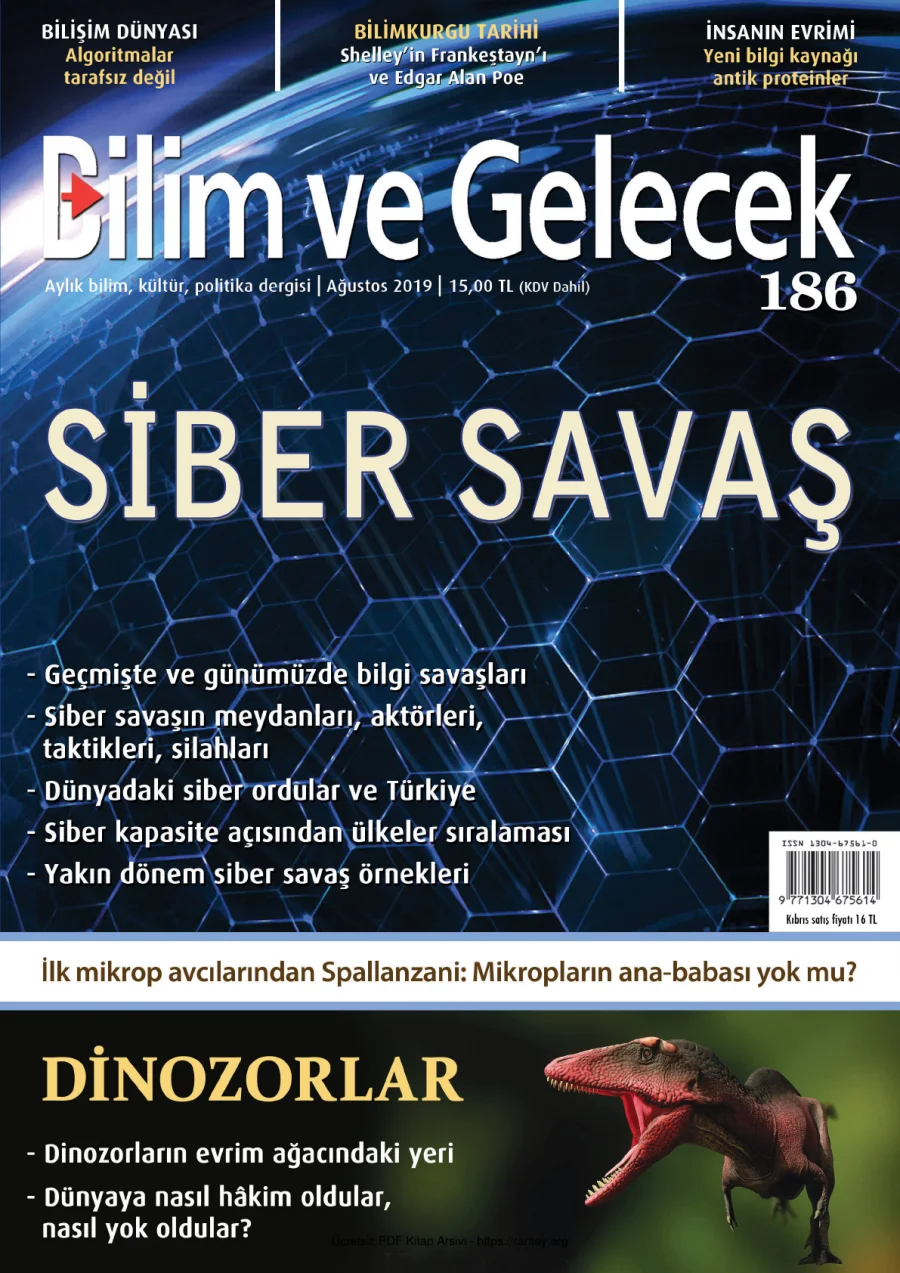 Sayı 186 Ağustos 2019 kapak görseli