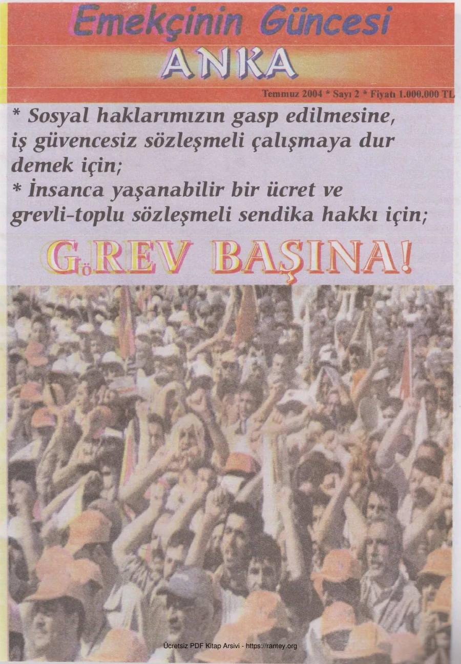 Sayı 2 Temmuz 2004 Anka kapak görseli