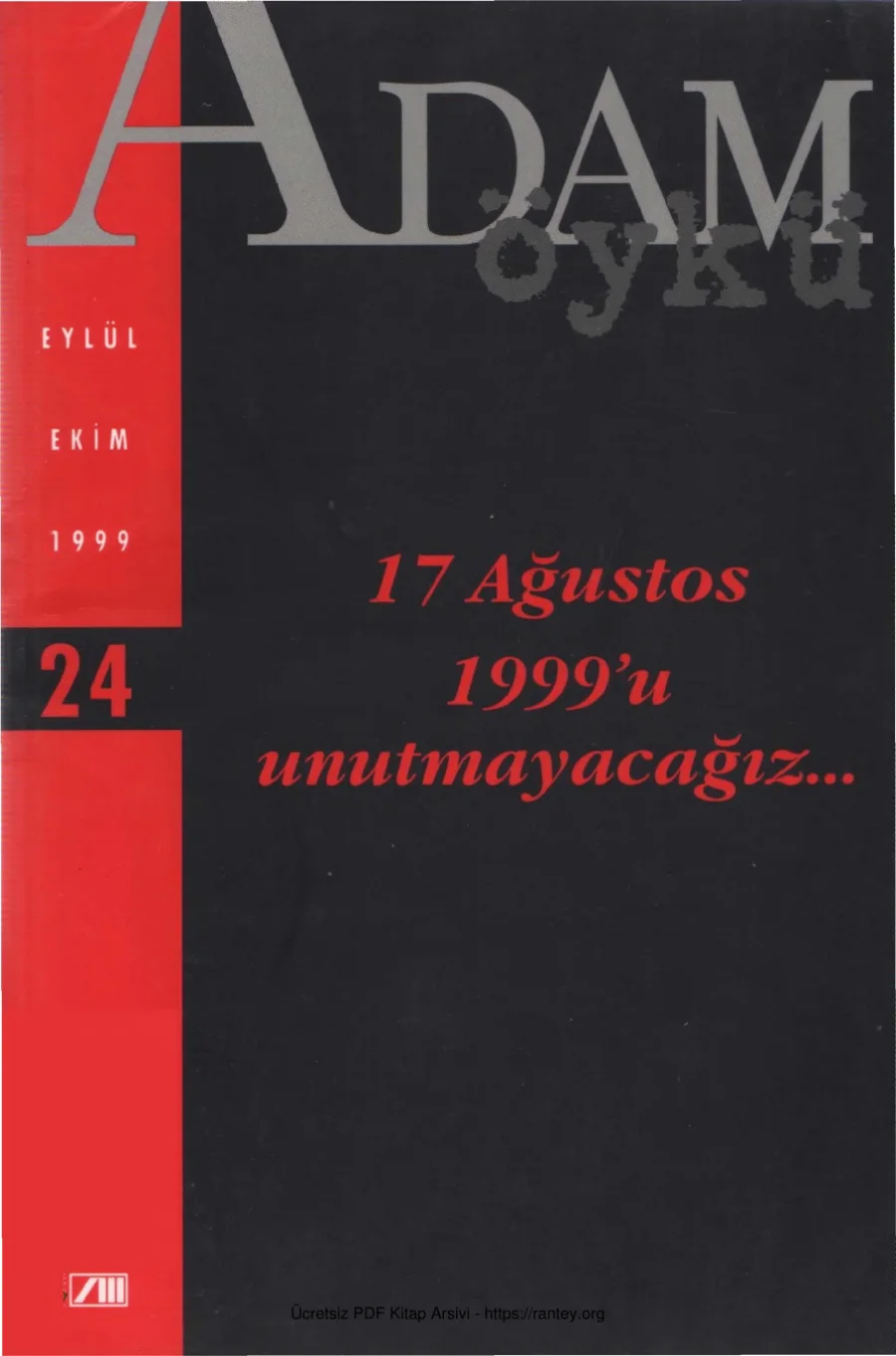 Sayı 24 Eylül Ekim 1999 kapak görseli