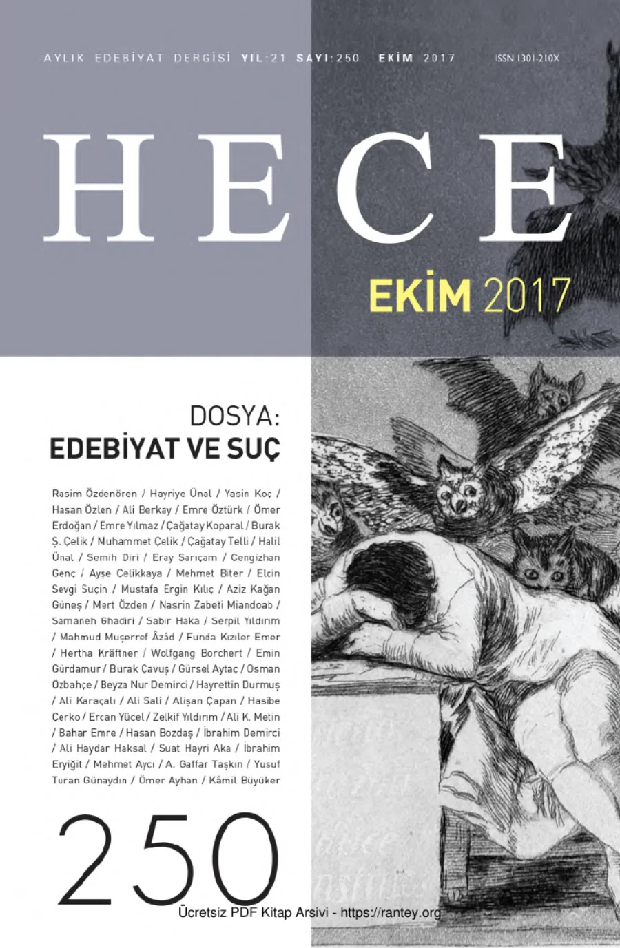 Sayı 250 kapak görseli