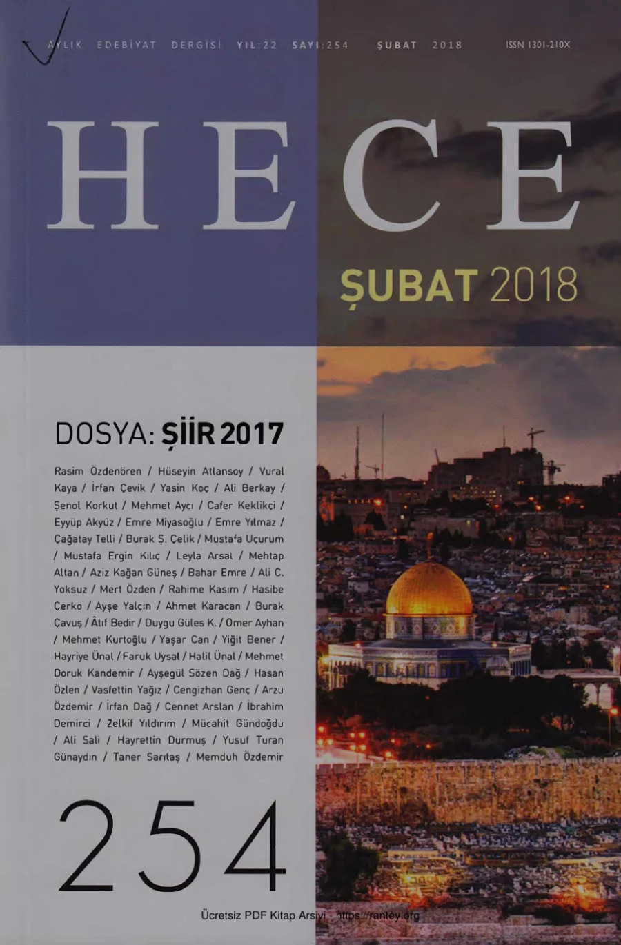 Sayı 254 Şubat 2018 kapak görseli