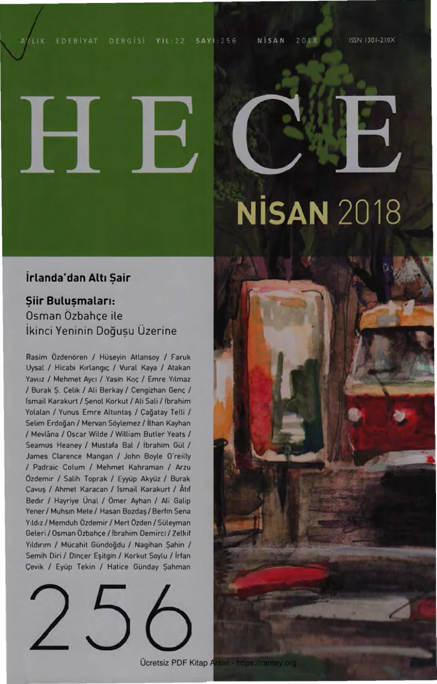 Sayı 256 Nisan 2018 kapak görseli