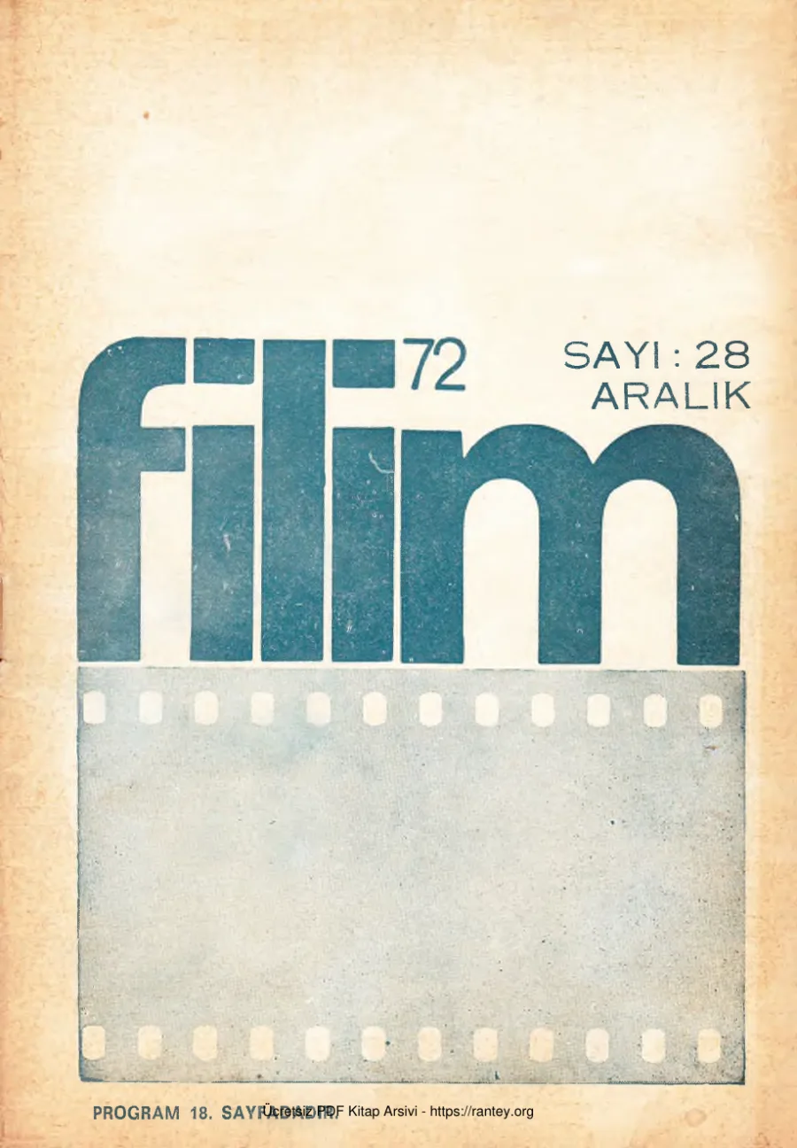 Sayı 28 Aralık 1972 kapak görseli