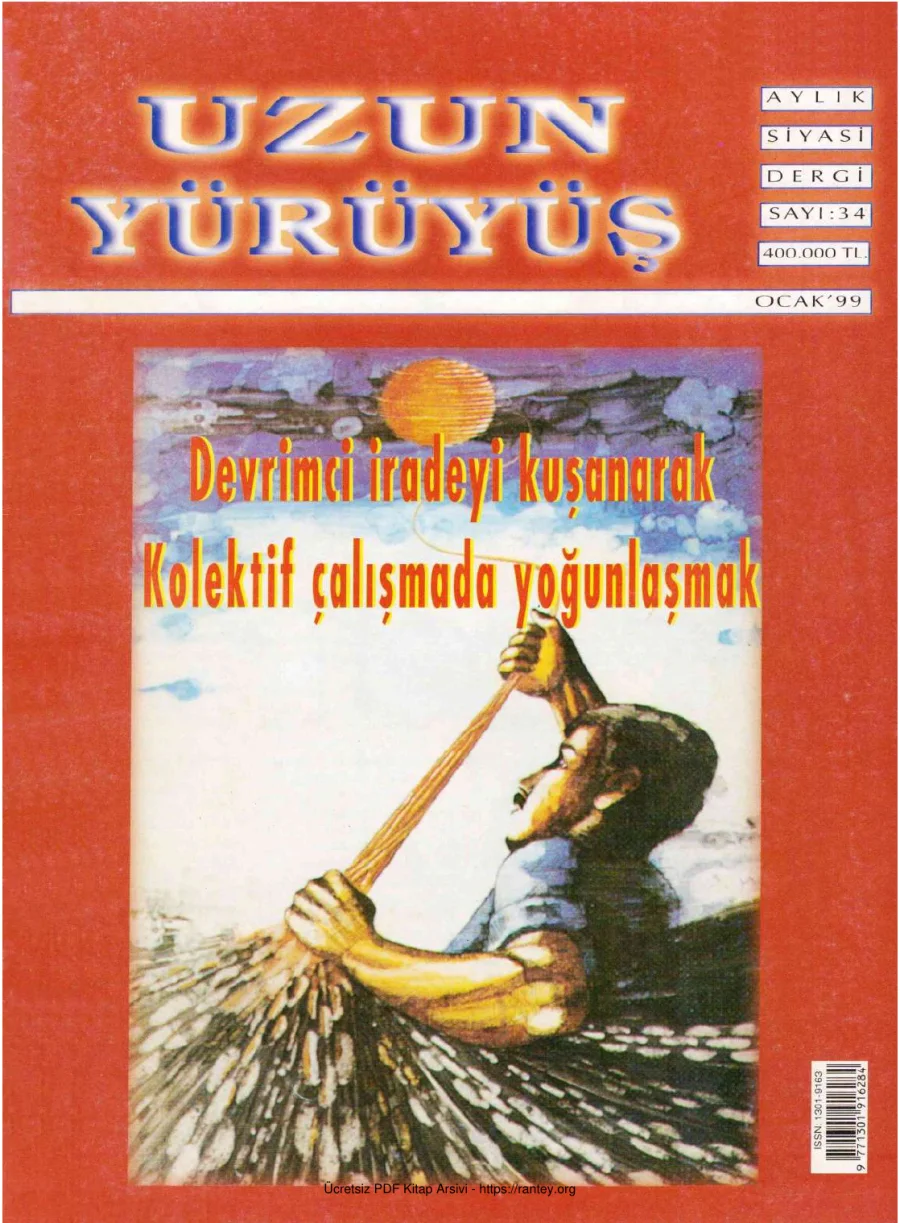 Sayı 34 Ocak 1999 kapak görseli