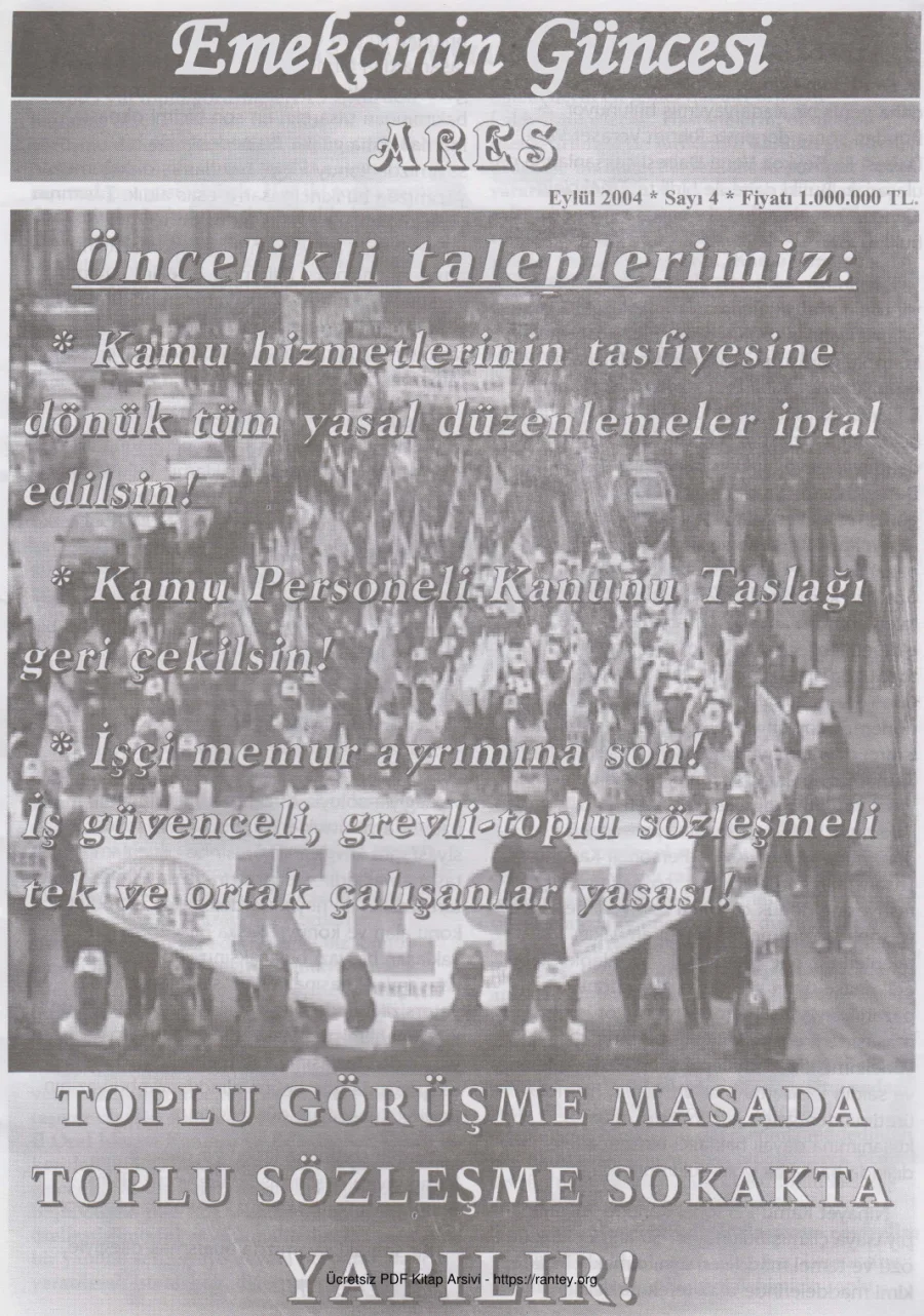 Sayı 4 Eylül 2004 Ares kapak görseli