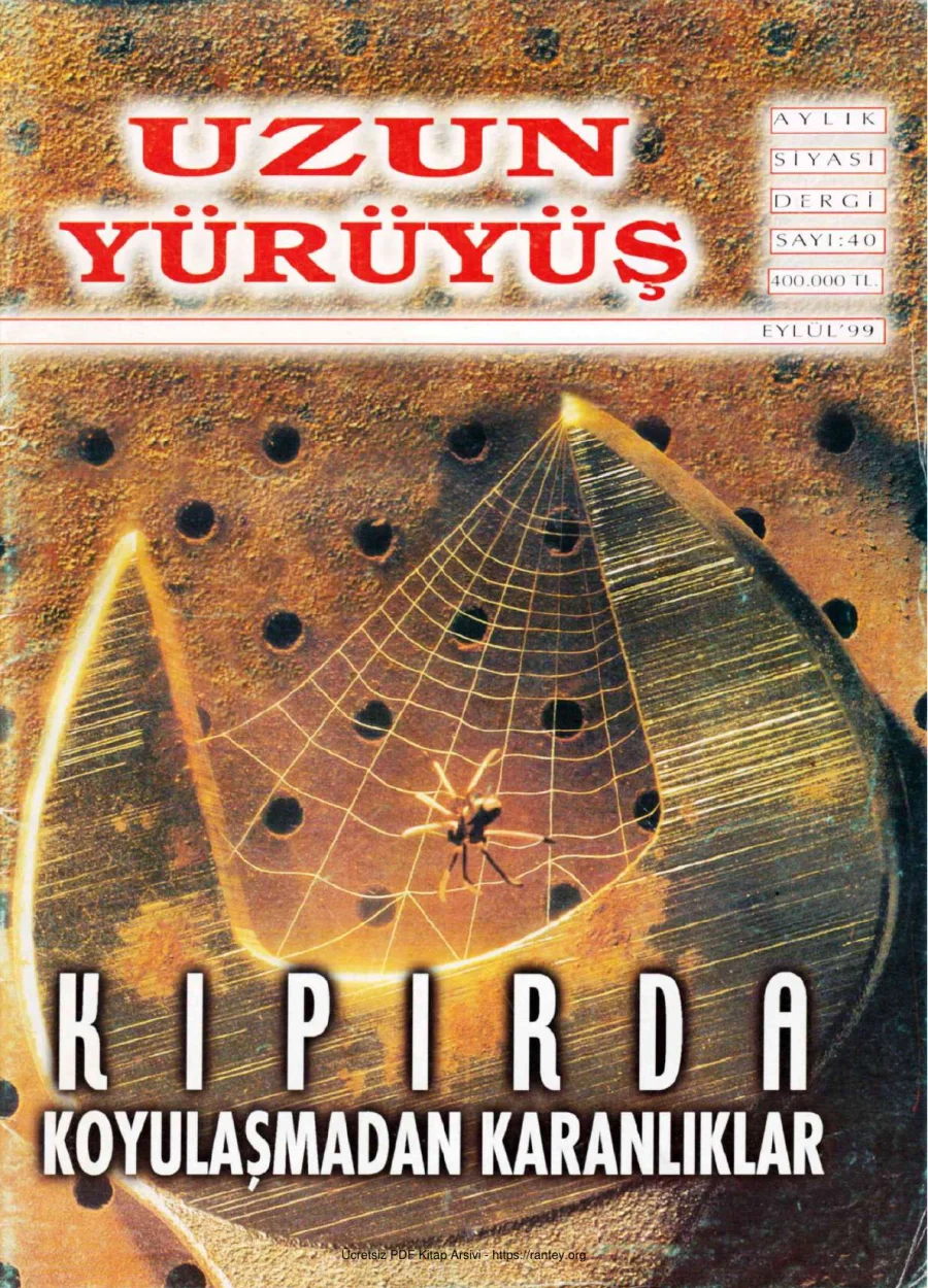Sayı 40 Eylül 1999 kapak görseli