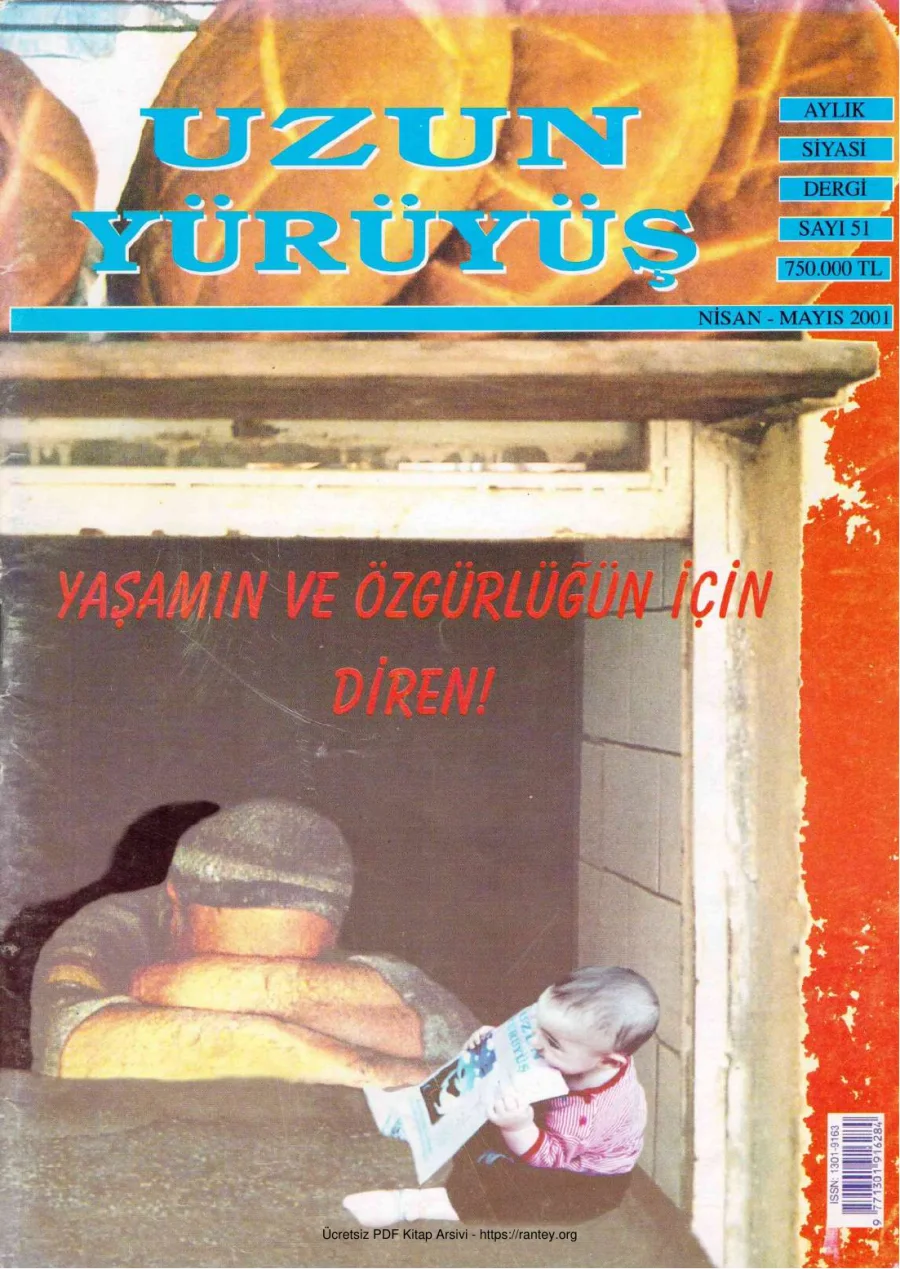 Sayı 51 Nisan Mayıs 2001 kapak görseli