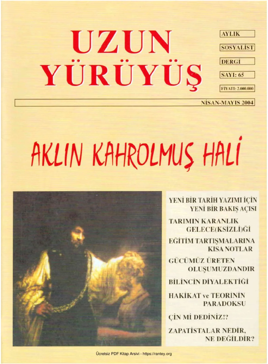 Sayı 65 Nisan Mayıs 2004 kapak görseli