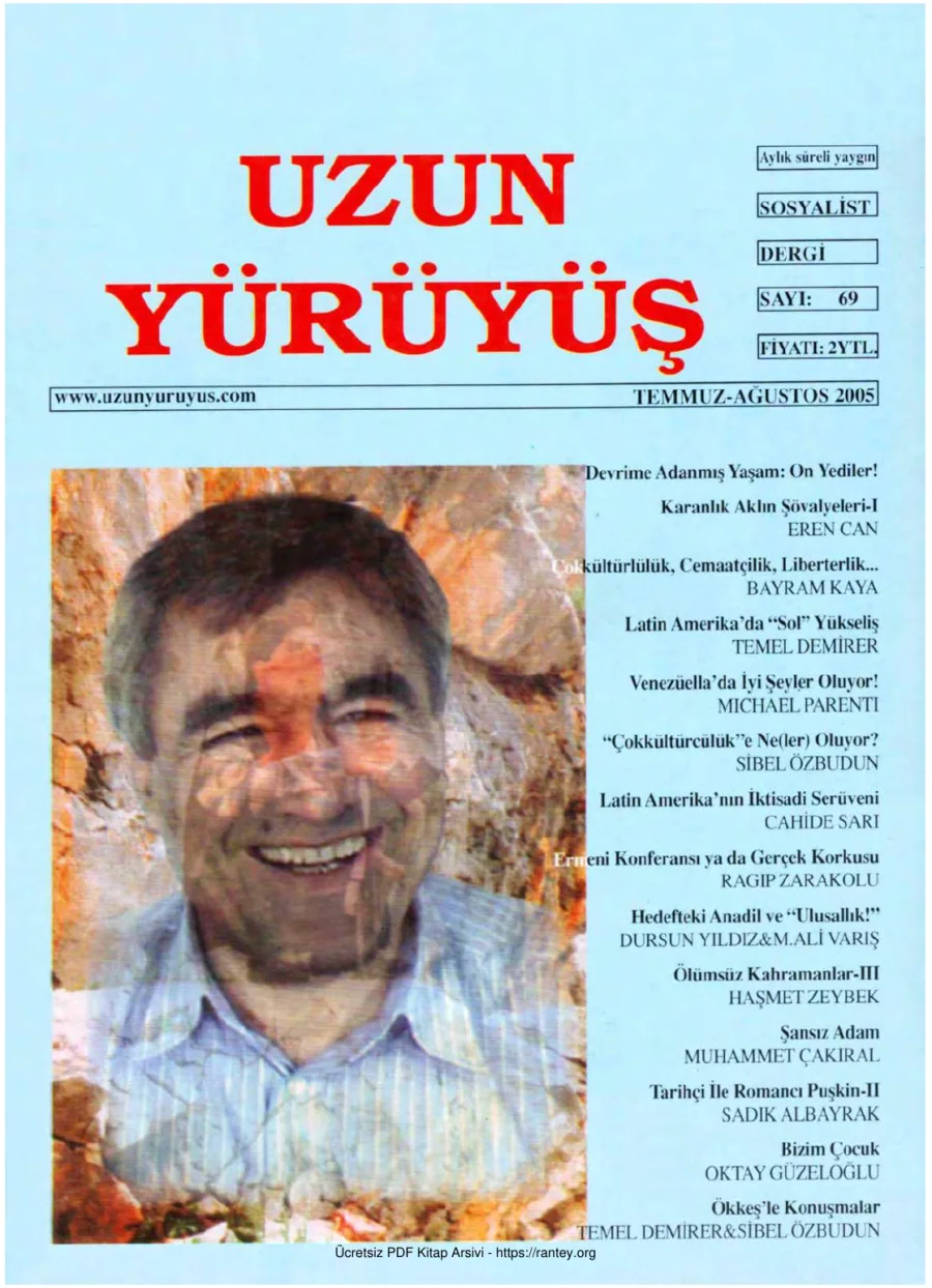 Sayı 69 Temmuz Ağustos 2005 kapak görseli