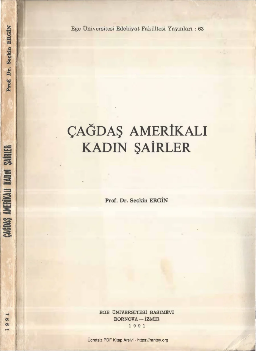 Seçkin Ergin Çağdaş Amerikalı Kadın Şairler kapak görseli
