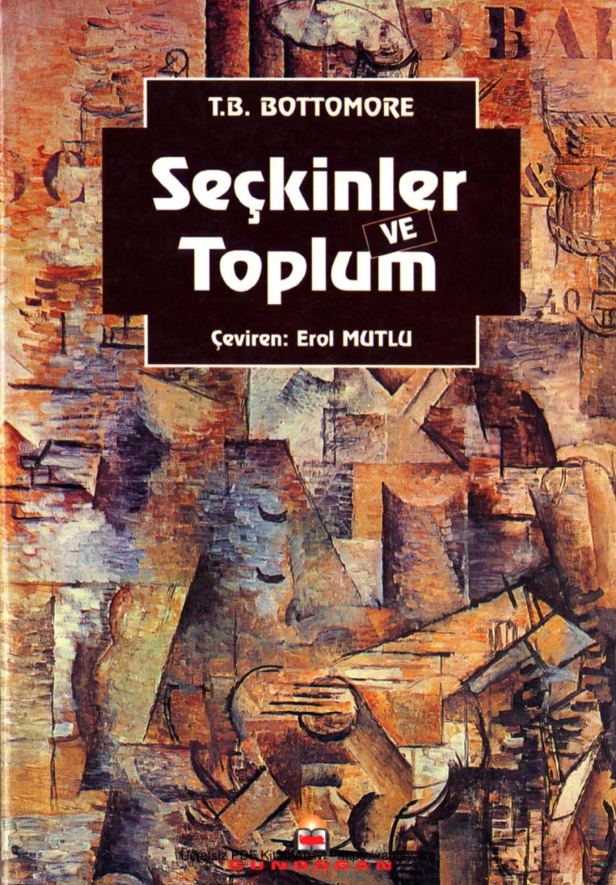 Seçkinler ve Toplum Gündoğan Yayınları kapak görseli