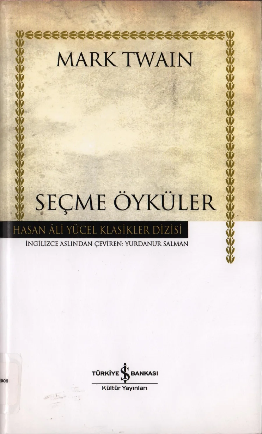 Seçme Öyküler kapak görseli