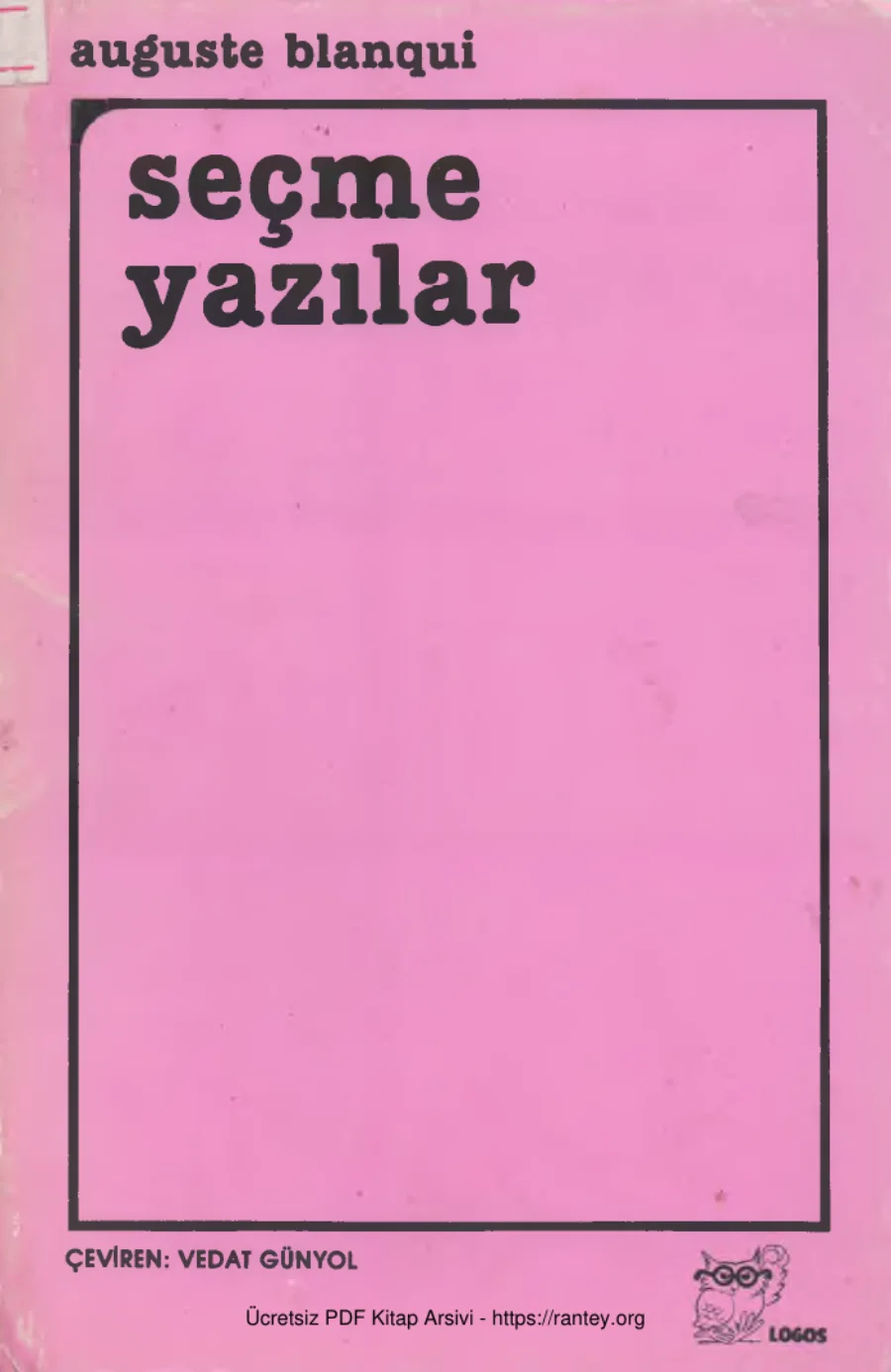 Seçme Yazılar kapak görseli