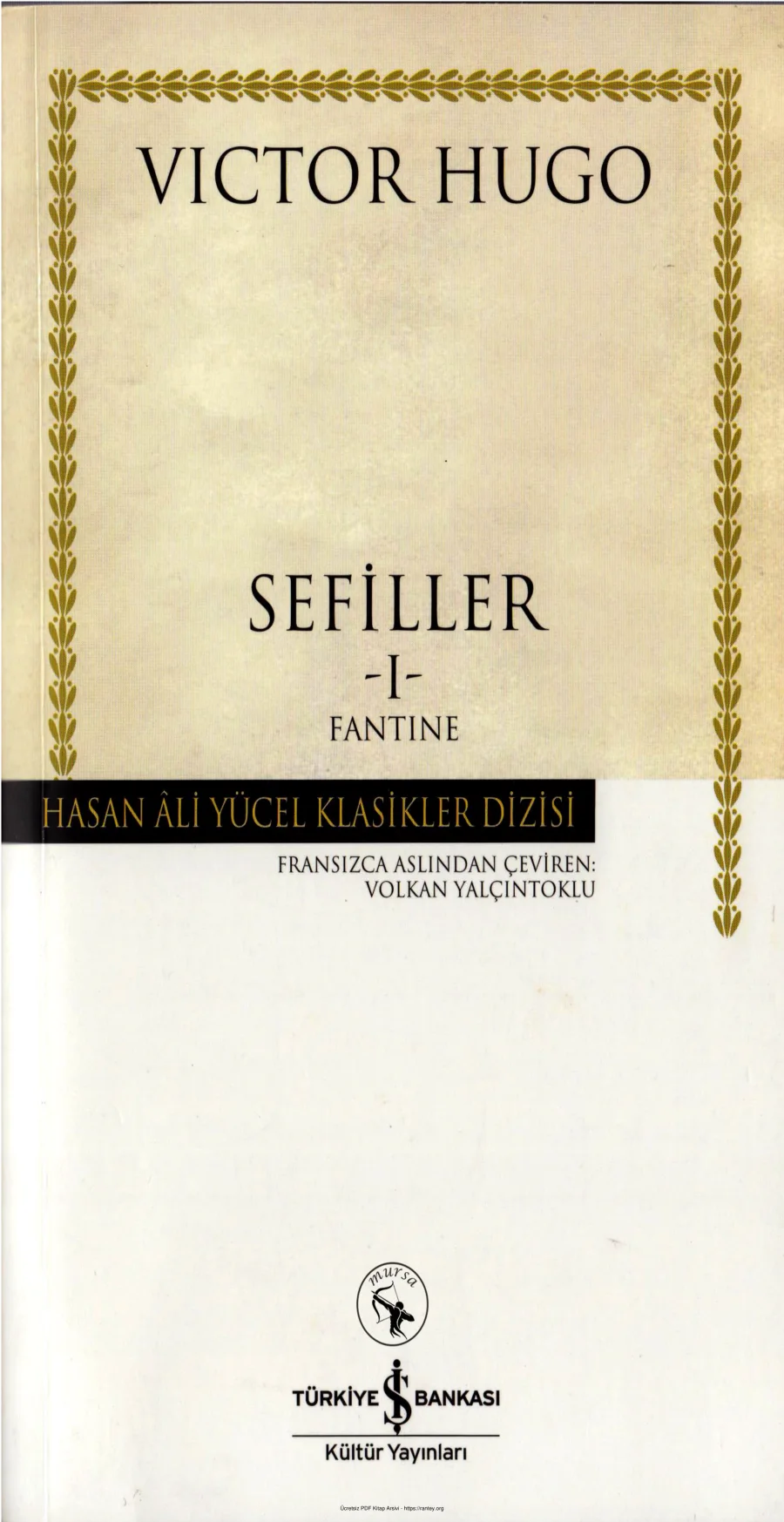 Sefiller 1 Fantine kapak görseli