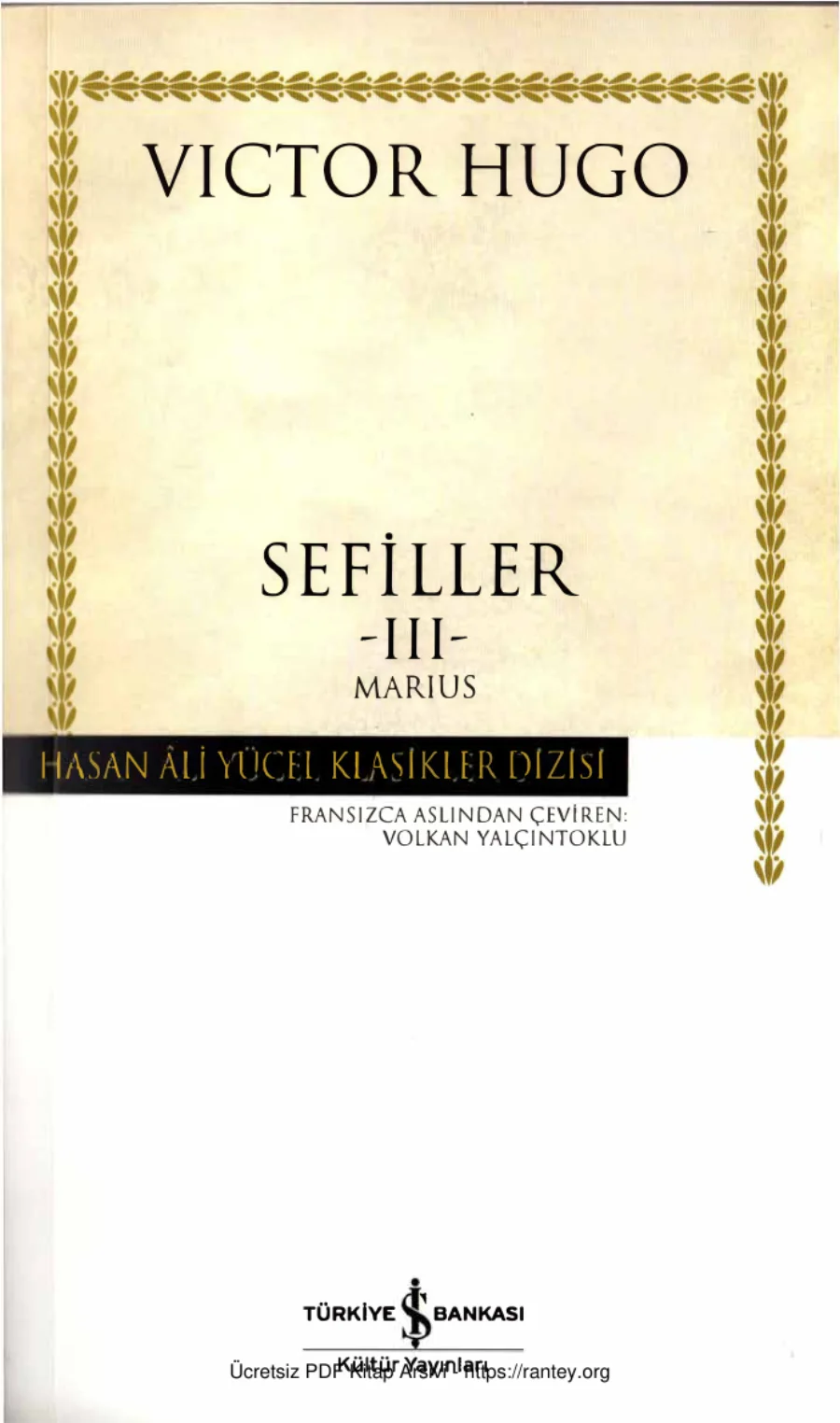 Sefiller 3 Marius kapak görseli